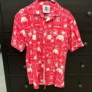 Red Graphic Men's Shirt